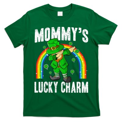 Mommy's Lucky Charm St Patricks Day Leprechaun T-Shirt