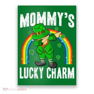 Mommy's Lucky Charm St Patricks Day Leprechaun Poster