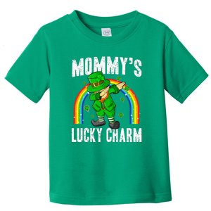 Mommy's Lucky Charm St Patricks Day Leprechaun Toddler T-Shirt