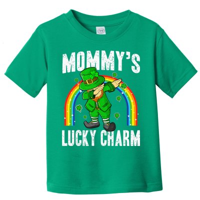 Mommy's Lucky Charm St Patricks Day Leprechaun Toddler T-Shirt