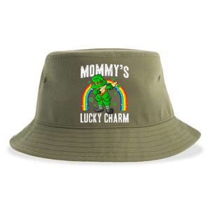 Mommy's Lucky Charm St Patricks Day Leprechaun Sustainable Bucket Hat