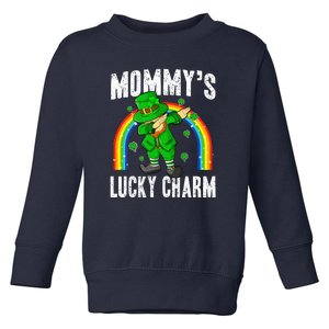 Mommy's Lucky Charm St Patricks Day Leprechaun Toddler Sweatshirt