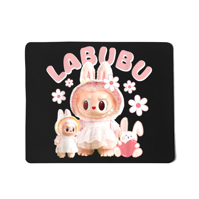 Meme Labubu Cute Labubu The Monsters Pin.K Gift Mousepad