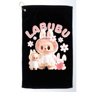 Meme Labubu Cute Labubu The Monsters Pin.K Gift Platinum Collection Golf Towel