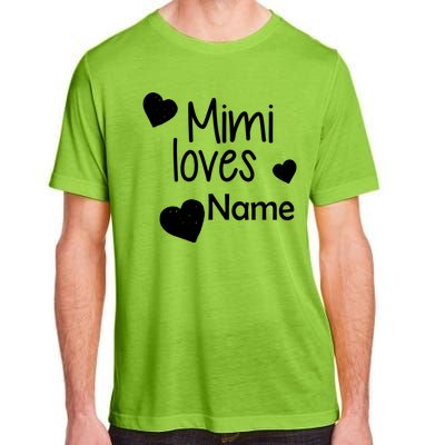 Mimi Loves Custom Text Personalize Name Adult ChromaSoft Performance T-Shirt