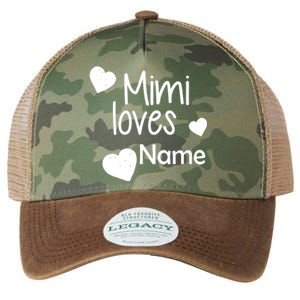 Mimi Loves Custom Text Personalize Name Legacy Tie Dye Trucker Hat