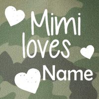 Mimi Loves Custom Text Personalize Name Legacy Tie Dye Trucker Hat