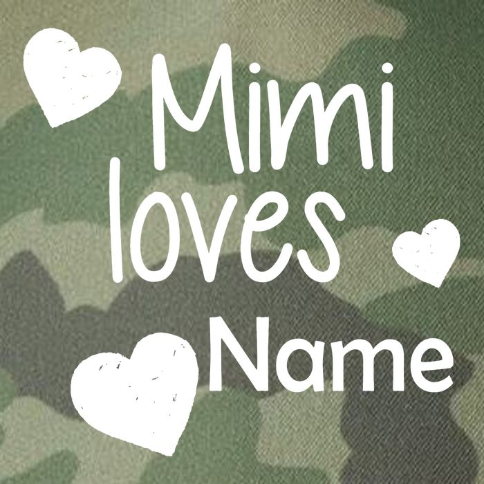 Mimi Loves Custom Text Personalize Name Legacy Tie Dye Trucker Hat