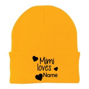 Mimi Loves Custom Text Personalize Name Knit Cap Winter Beanie