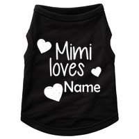 Mimi Loves Custom Text Personalize Name Doggie Tank