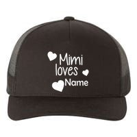 Mimi Loves Custom Text Personalize Name Yupoong Adult 5-Panel Trucker Hat