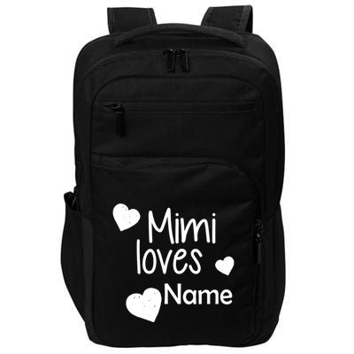 Mimi Loves Custom Text Personalize Name Impact Tech Backpack