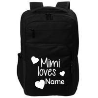 Mimi Loves Custom Text Personalize Name Impact Tech Backpack