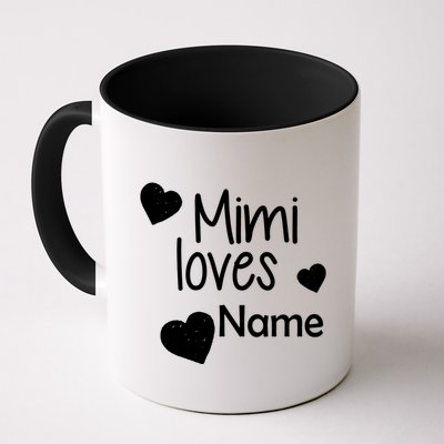 Mimi Loves Custom Text Personalize Name Mug
