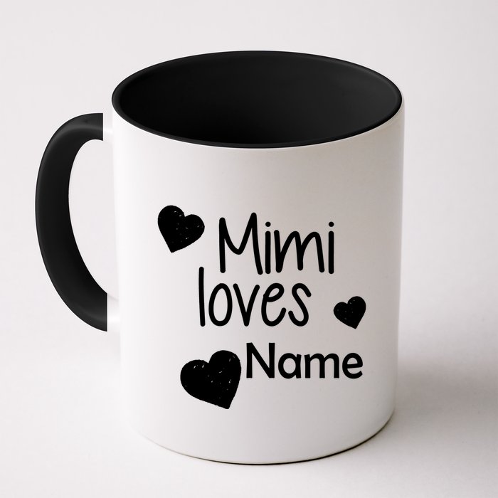 Mimi Loves Custom Text Personalize Name Mug