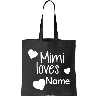 Mimi Loves Custom Text Personalize Name Bag