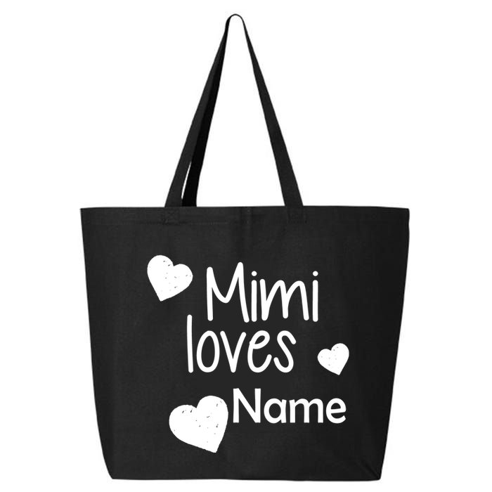 Mimi Loves Custom Text Personalize Name 25L Jumbo Tote