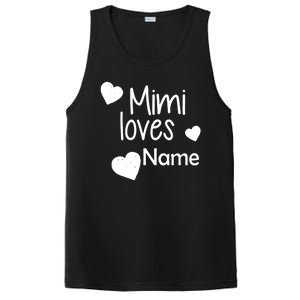 Mimi Loves Custom Text Personalize Name PosiCharge Competitor Tank