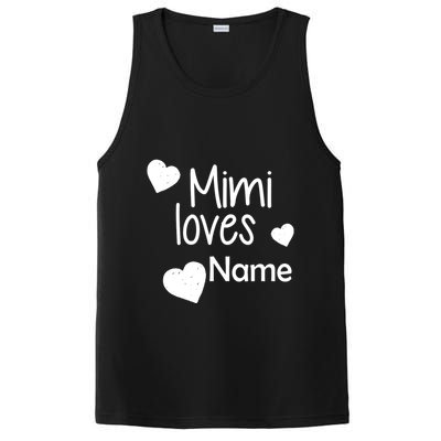 Mimi Loves Custom Text Personalize Name PosiCharge Competitor Tank