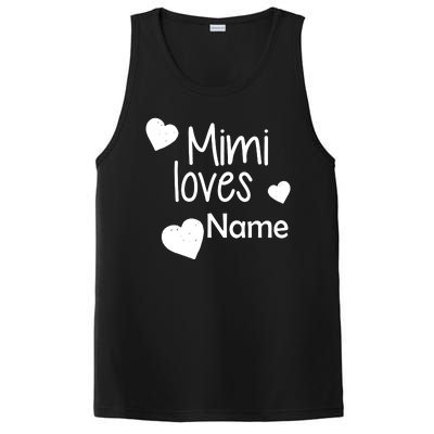 Mimi Loves Custom Text Personalize Name PosiCharge Competitor Tank