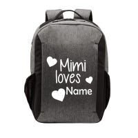 Mimi Loves Custom Text Personalize Name Vector Backpack