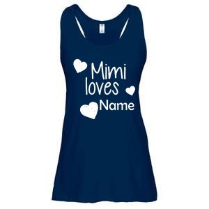 Mimi Loves Custom Text Personalize Name Ladies Essential Flowy Tank