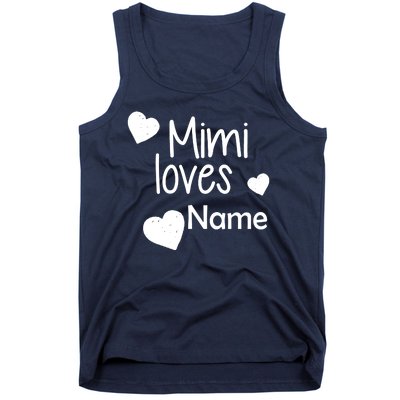 Mimi Loves Custom Text Personalize Name Tank Top