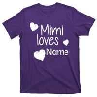 Mimi Loves Custom Text Personalize Name T-Shirt