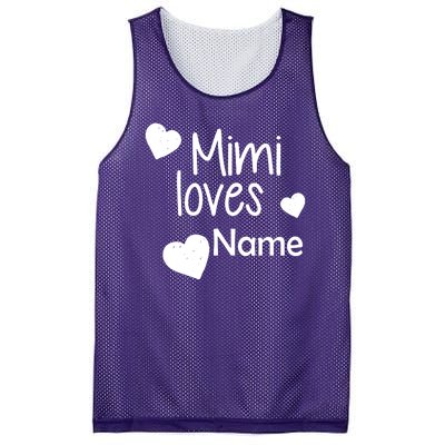 Mimi Loves Custom Text Personalize Name Mesh Reversible Basketball Jersey Tank