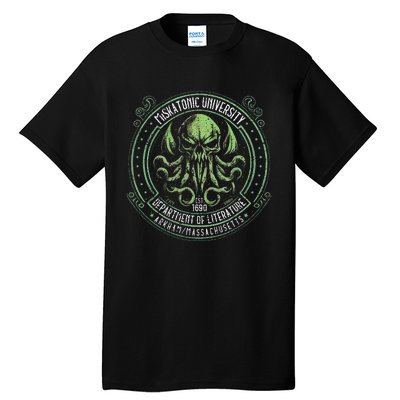 Miskatonic Logo Cosmic Horror Cthulhu Tall T-Shirt