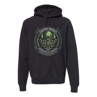 Miskatonic Logo Cosmic Horror Cthulhu Premium Hoodie