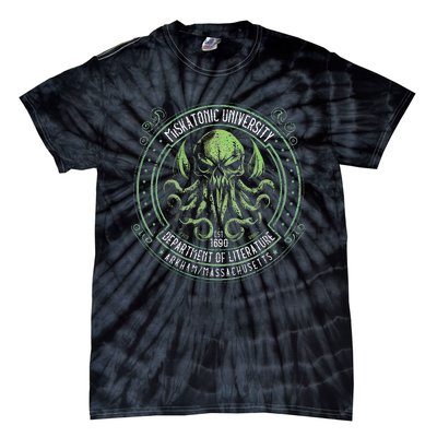 Miskatonic Logo Cosmic Horror Cthulhu Tie-Dye T-Shirt