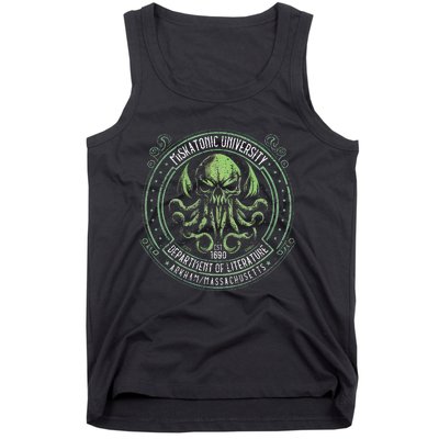 Miskatonic Logo Cosmic Horror Cthulhu Tank Top