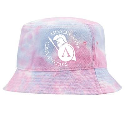 Molon Labe Come And Take Tie-Dyed Bucket Hat