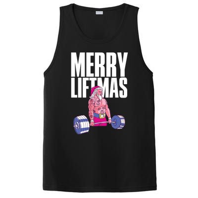 Merry Liftmas Cool Gift Weightlifting Santa Christmas Meaningful Gift PosiCharge Competitor Tank