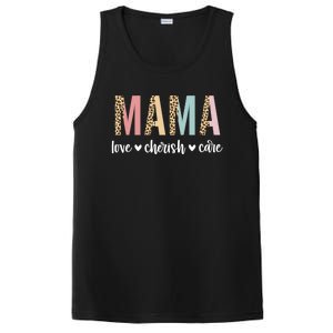 Mama Love Cherish Care Mama Graphic Mom Gift Top Gift PosiCharge Competitor Tank