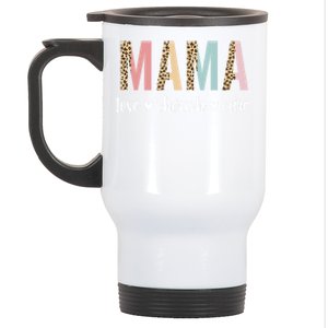 Mama Love Cherish Care Mama Graphic Mom Gift Top Gift Stainless Steel Travel Mug