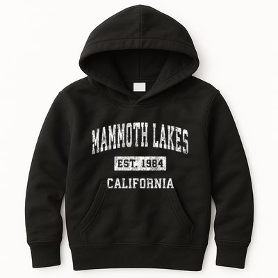 Mammoth Lakes California Ca Vintage Sports Kids Hoodie