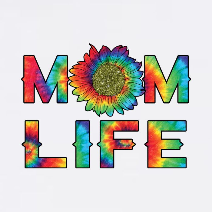 Mom Life Colorful Rainbow Sunflower Hat
