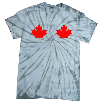 Maple Leaf Canada Day Canadian Flag Tie-Dye T-Shirt