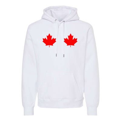 Maple Leaf Canada Day Canadian Flag Premium Hoodie