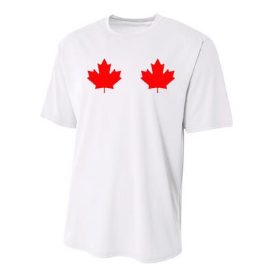 Maple Leaf Canada Day Canadian Flag Performance Sprint T-Shirt