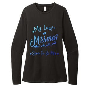 My Last Christmas As A Miss Soon To Be Mrs Funny Christmas Cool Gift Womens CVC Long Sleeve Shirt