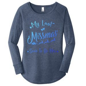 My Last Christmas As A Miss Soon To Be Mrs Funny Christmas Cool Gift Women's Perfect Tri Tunic Long Sleeve Shirt