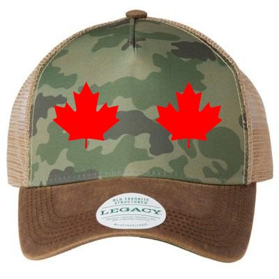 Maple Leaf Canada Day Canadian Flag Legacy Tie Dye Trucker Hat
