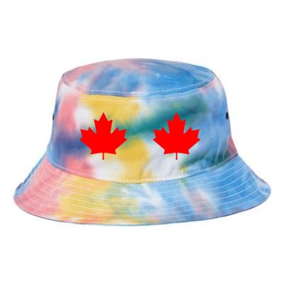 Maple Leaf Canada Day Canadian Flag Tie Dye Newport Bucket Hat