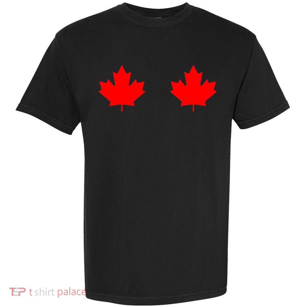 Maple Leaf Canada Day Canadian Flag Garment-Dyed Heavyweight T-Shirt