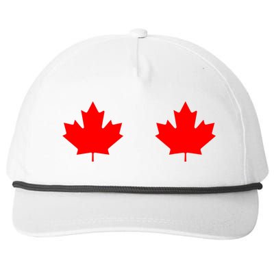 Maple Leaf Canada Day Canadian Flag Snapback Five-Panel Rope Hat