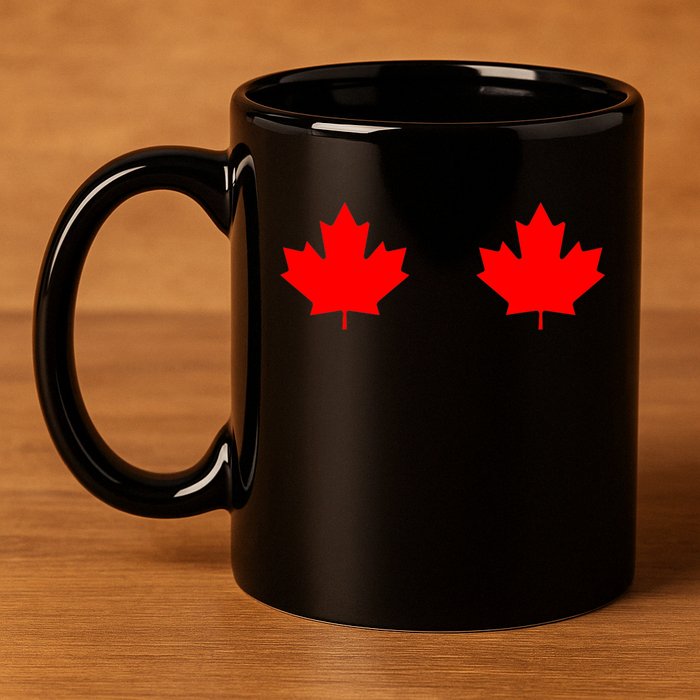 Maple Leaf Canada Day Canadian Flag 11oz C Handle Ceramic Mug