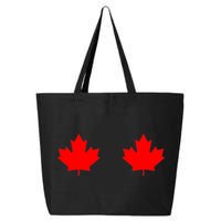 Maple Leaf Canada Day Canadian Flag 25L Jumbo Tote